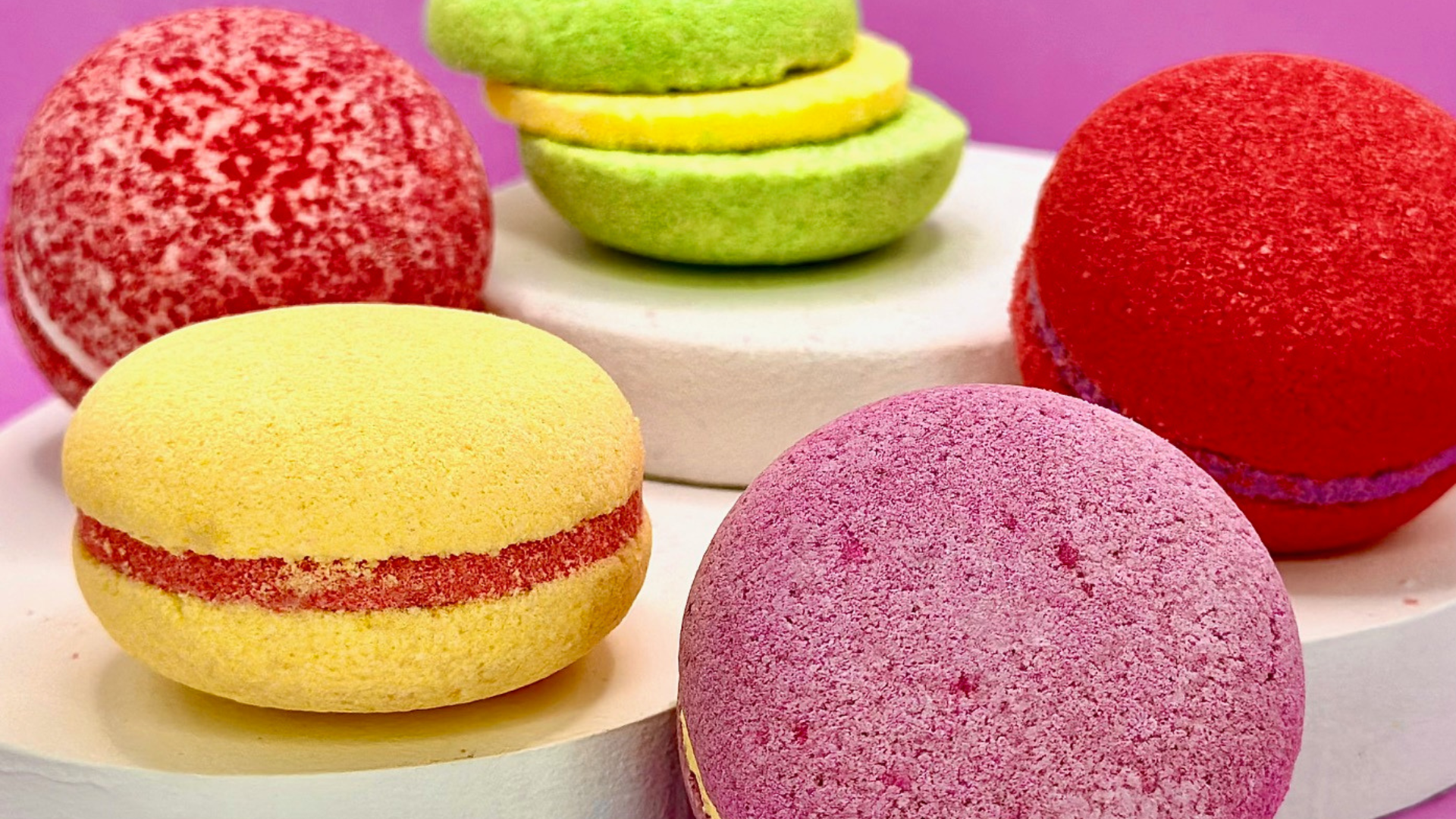 Macarons Bombe de bain