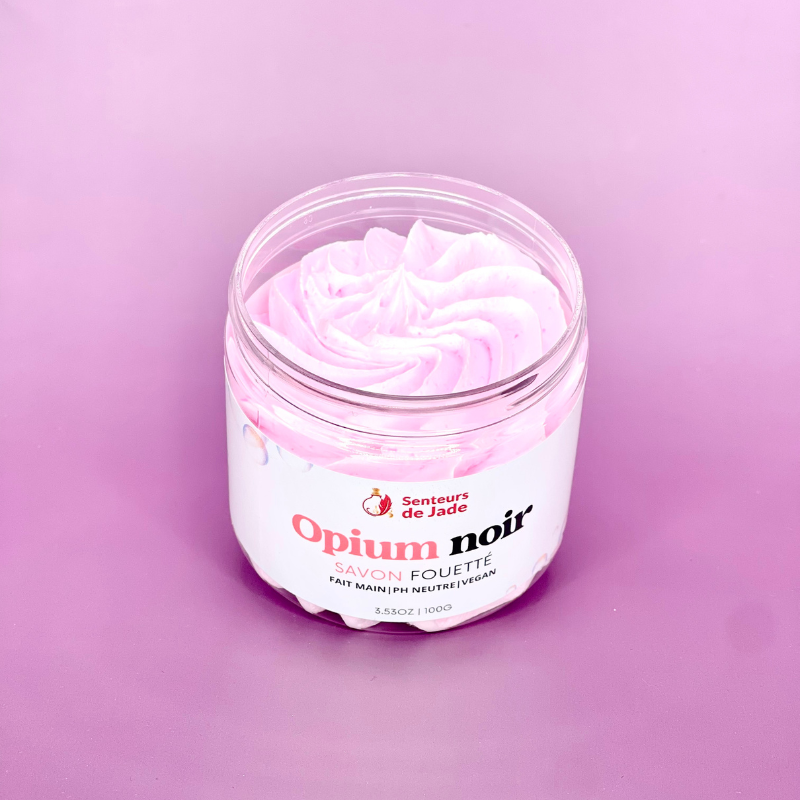 Savon fouetté Opium Noir