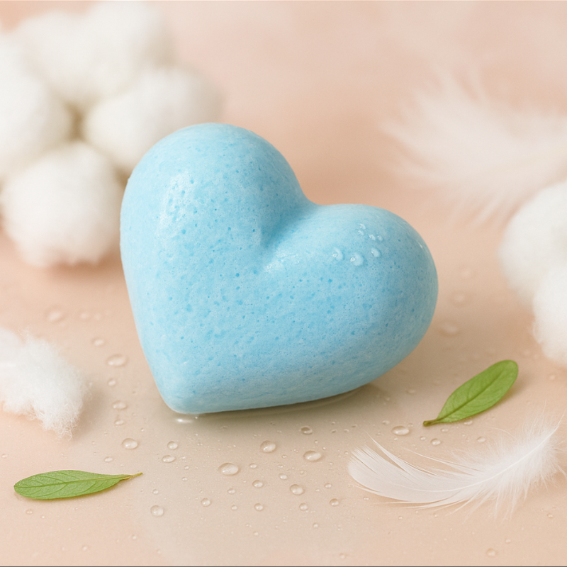 Cœur de Bain Poudre de Bébé