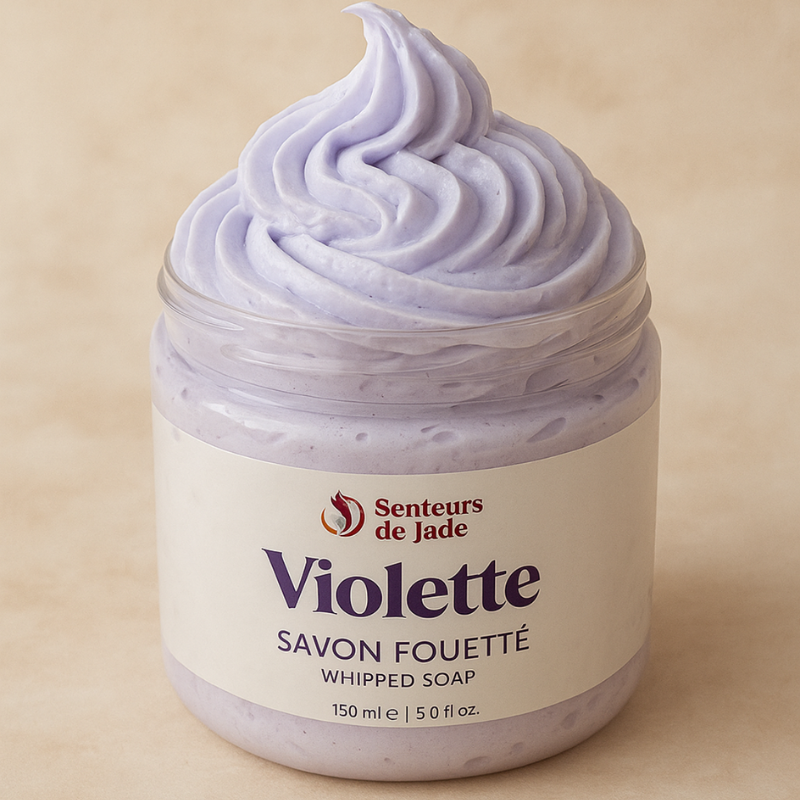 Savon fouetté Violette
