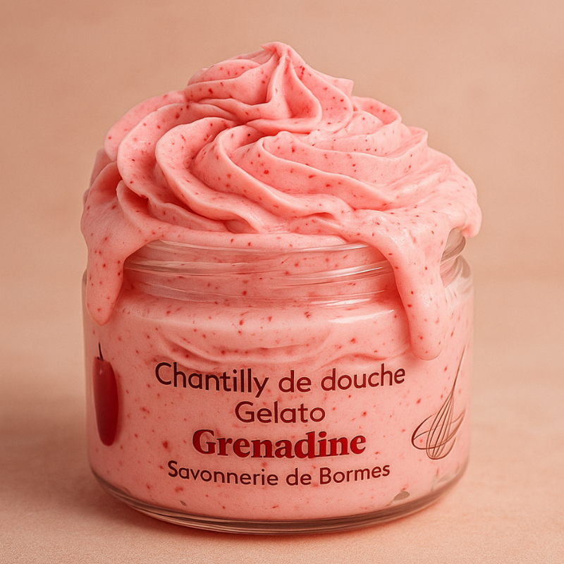 Savon fouetté Grenadine