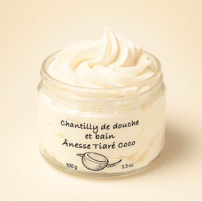 Savon fouetté Lait d'Ânesse Coco