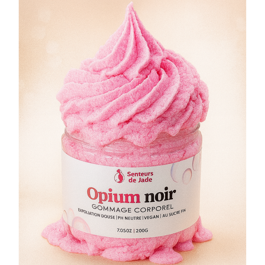 Gommage fouetté au sucre Opium Noir