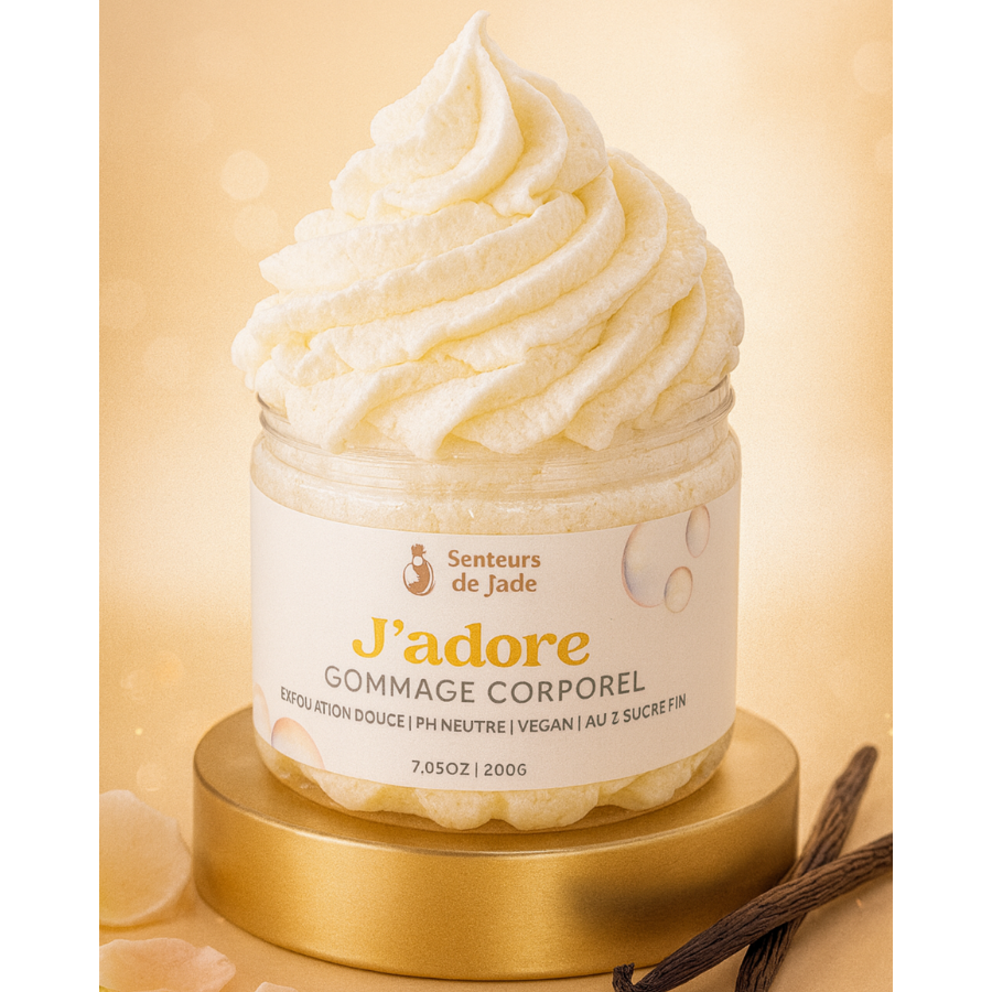 Gommage fouetté au sucre J'Adore