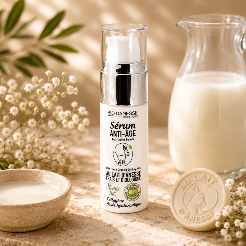 Sérum Anti Âge au Lait d'Ânesse Certifié Bio