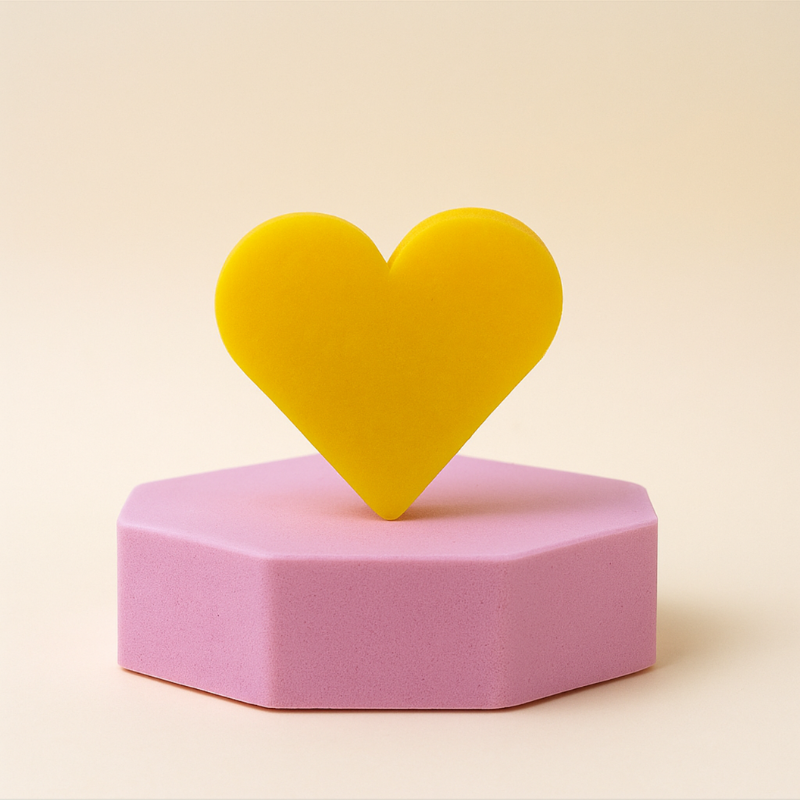 Mini Savon Cœur au Pamplemousse