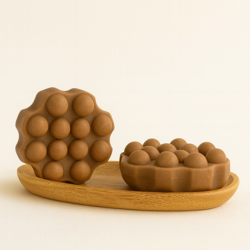 Shampoing solide avec picots Vanille cheveux Colorés