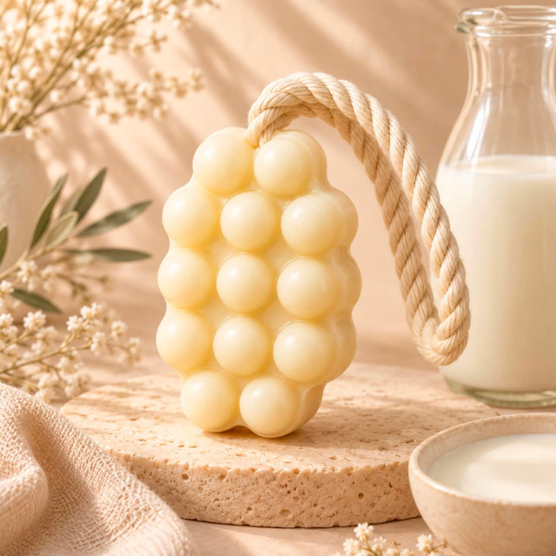 Savon de massage au lait d'Ânesse bio