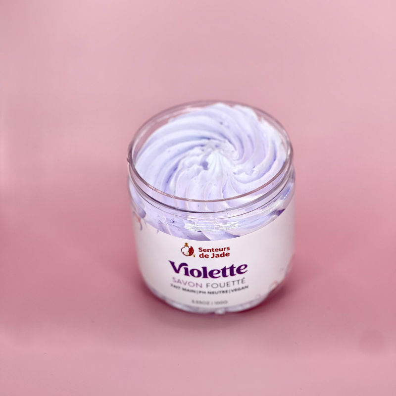 Savon fouetté Violette