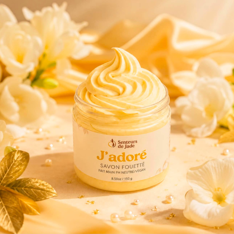 Savon fouetté J'Adore