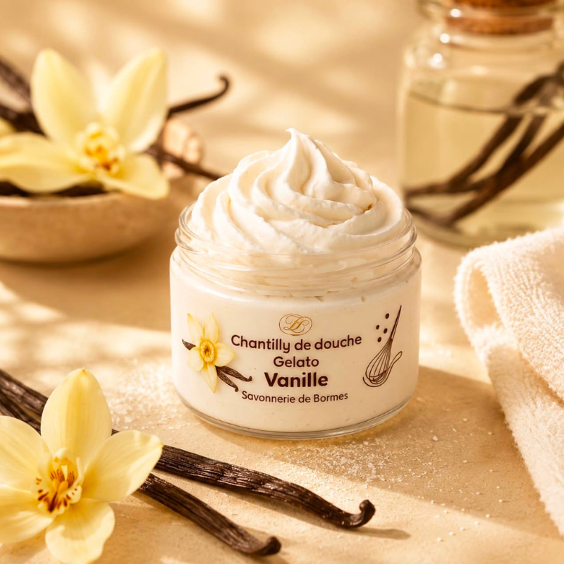 Savon fouetté Vanille