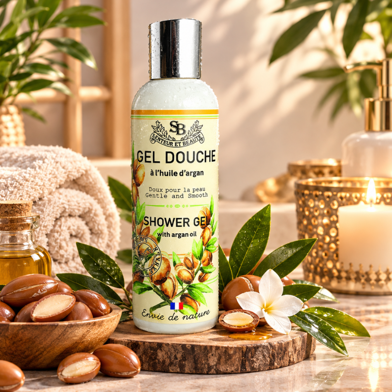 Gel douche à l'huile d'Argan