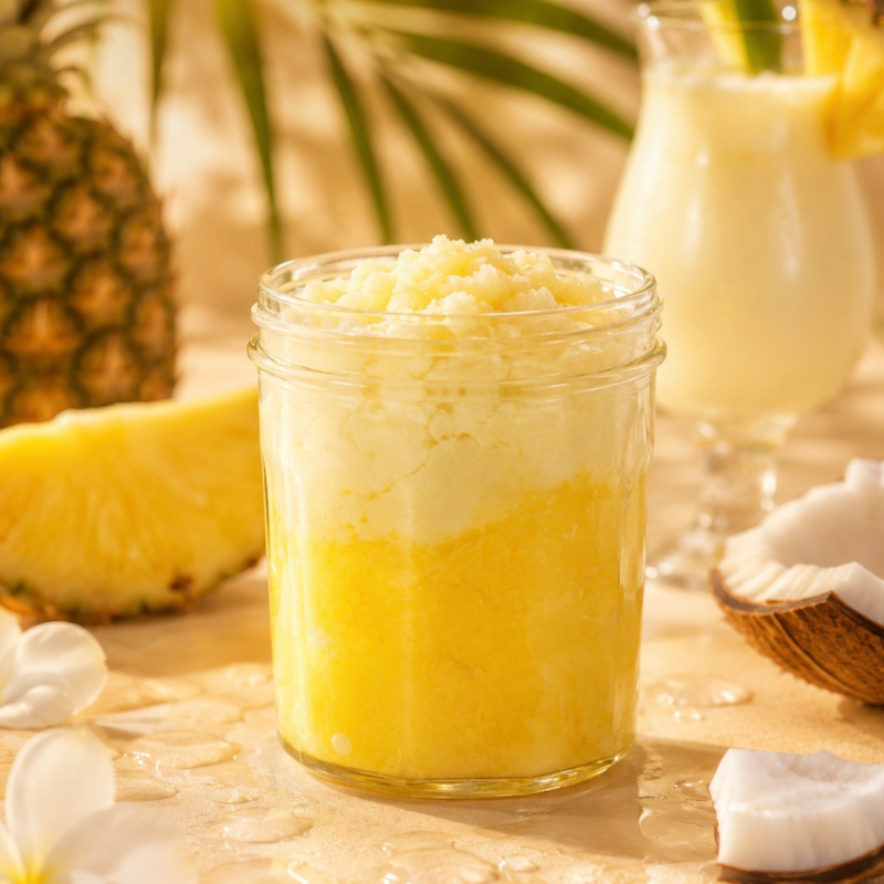 Gommage corporel au sucre parfumé Pinacolada
