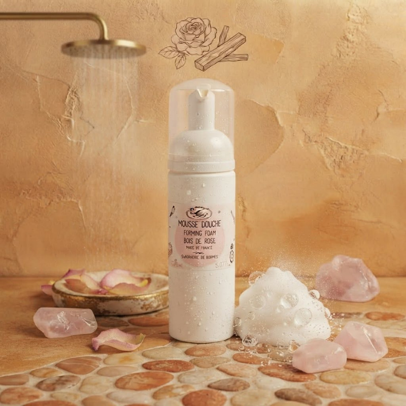 Mousse de Douche Bois De Rose