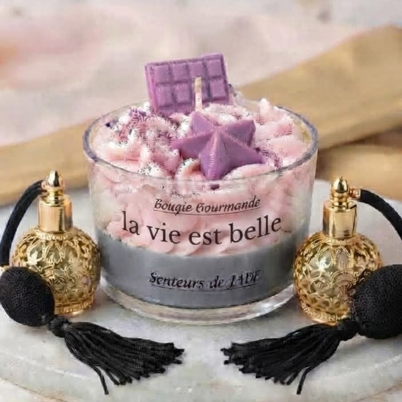 Bougie Gourmande La Vie est Belle