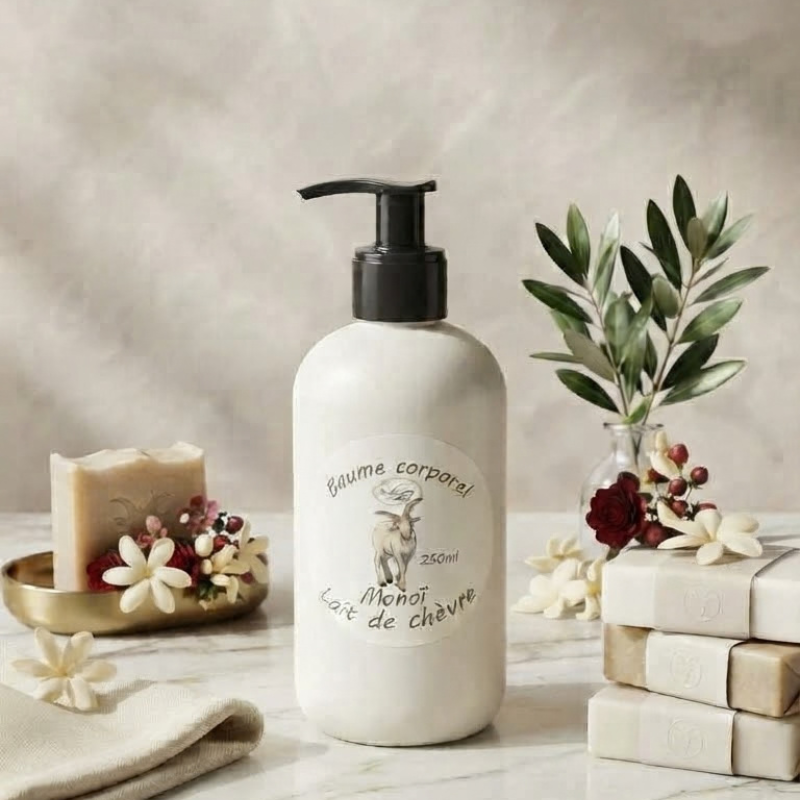 Baume Corporel au Lait de Chèvre Monoï