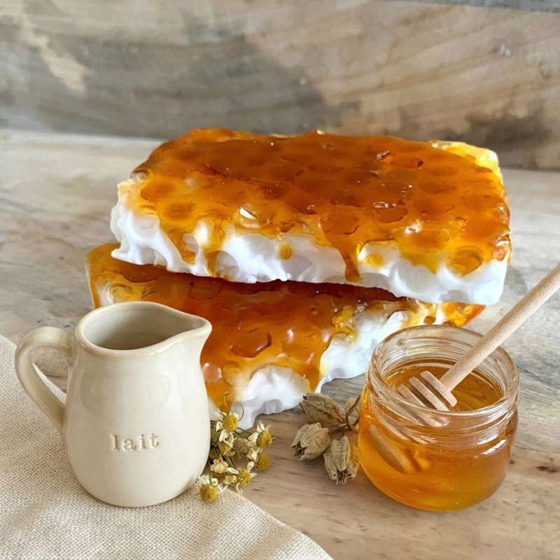 Savon artisanal Lait Miel