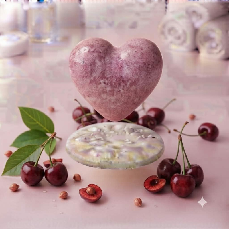 Cœur de Bain Cerise