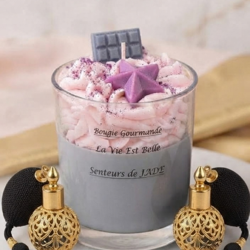 Bougie Gourmande La Vie est Belle (moyen)
