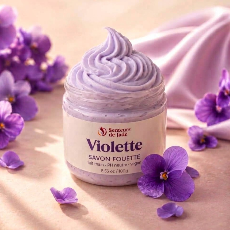 Savon fouetté Violette