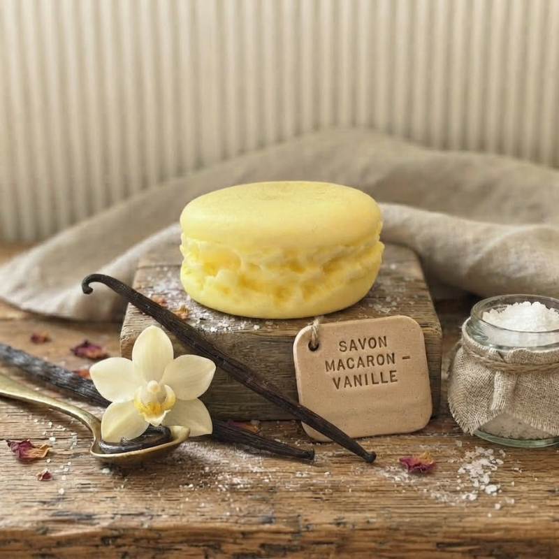 Mini Savon Macaron Vanille