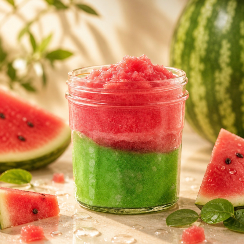 Gommage corporel au sucre parfumé Daiquiri Pastèque