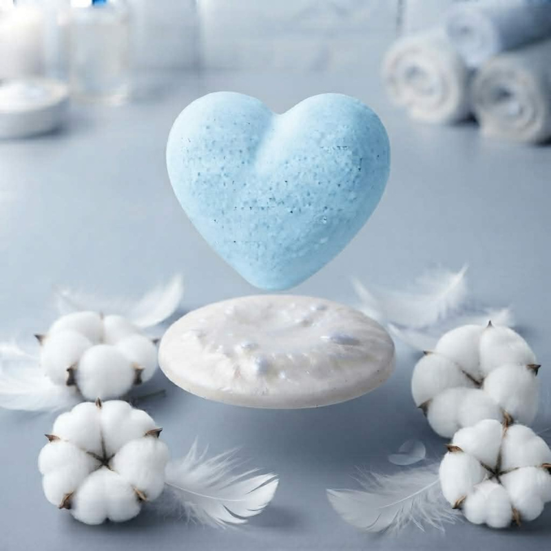 Cœur de Bain Poudre de Bébé