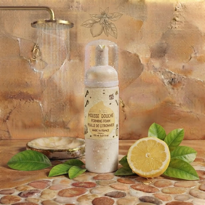Mousse de Douche Feuille De Citronnier
