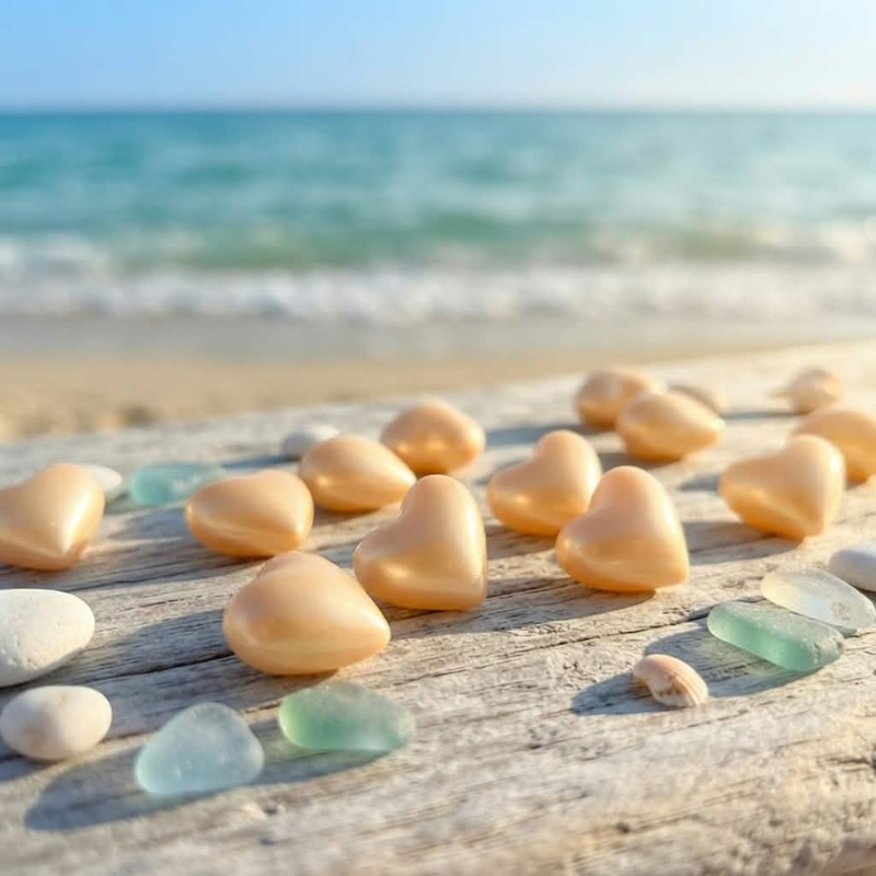 Perle Cœur de Bain Vanille