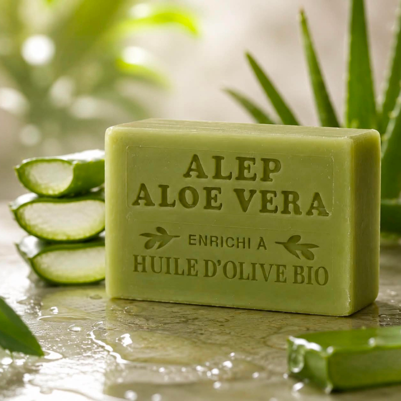 Savon d'Alep à l'Aloé Vera