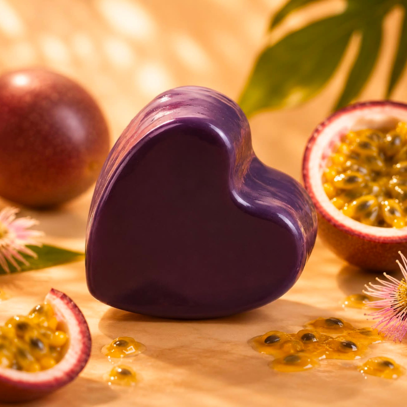 Savon Glycérine Cœur Fruit de la Passion