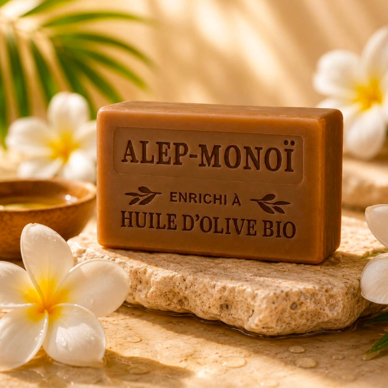 Savon d'Alep au Monoï