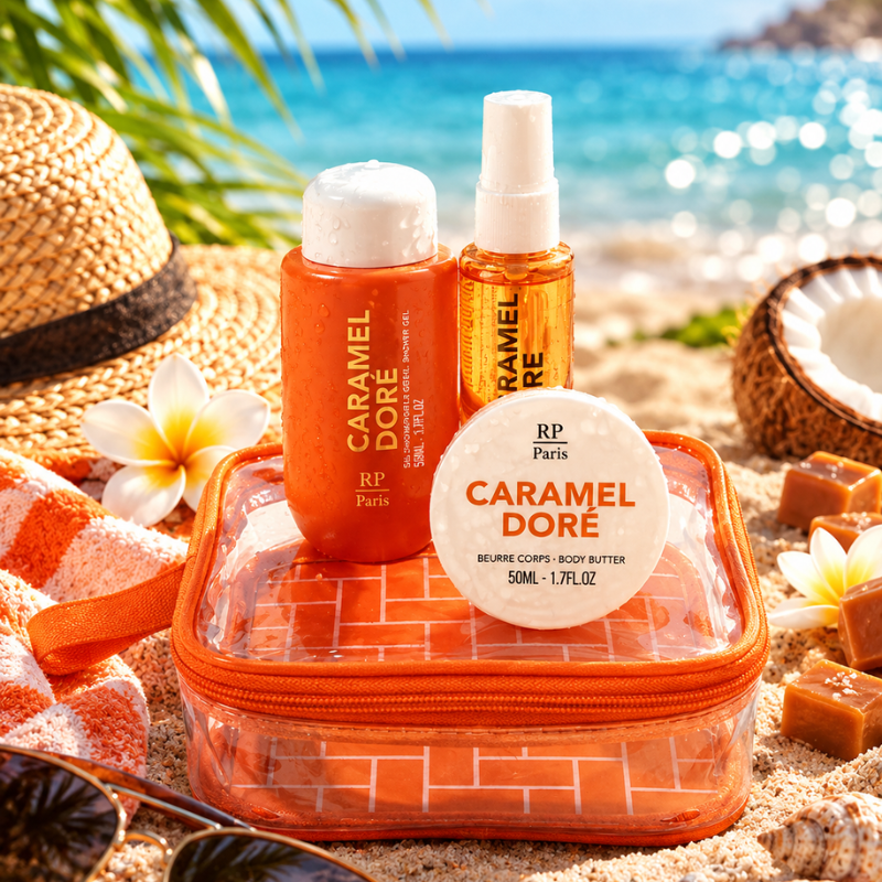 Trousse de Voyage Caramel Doré