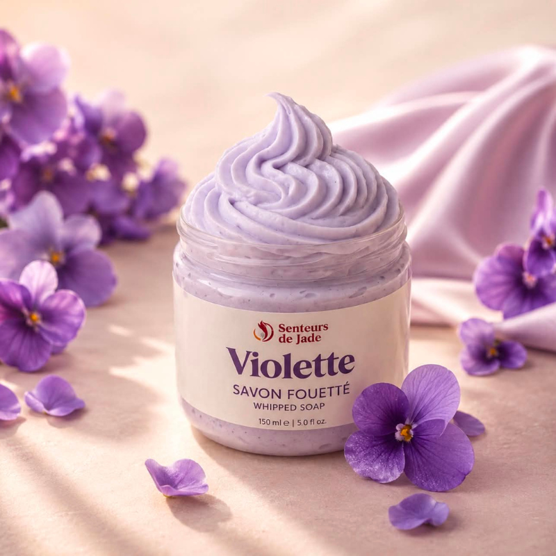 Savon fouetté Violette