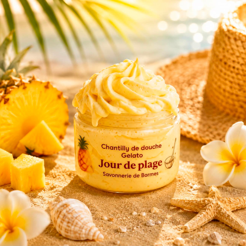 Savon fouetté Jour de plage