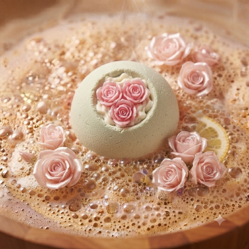 Bombe de Bain Thé Rose - 180g