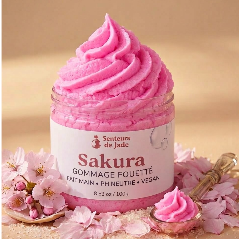 Gommage fouetté au sucre Sakura