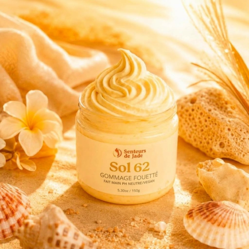 Gommage fouetté au sucre Sol 62