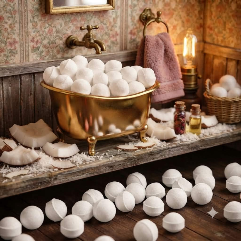 Mini billes Passion d'été (noix de coco)