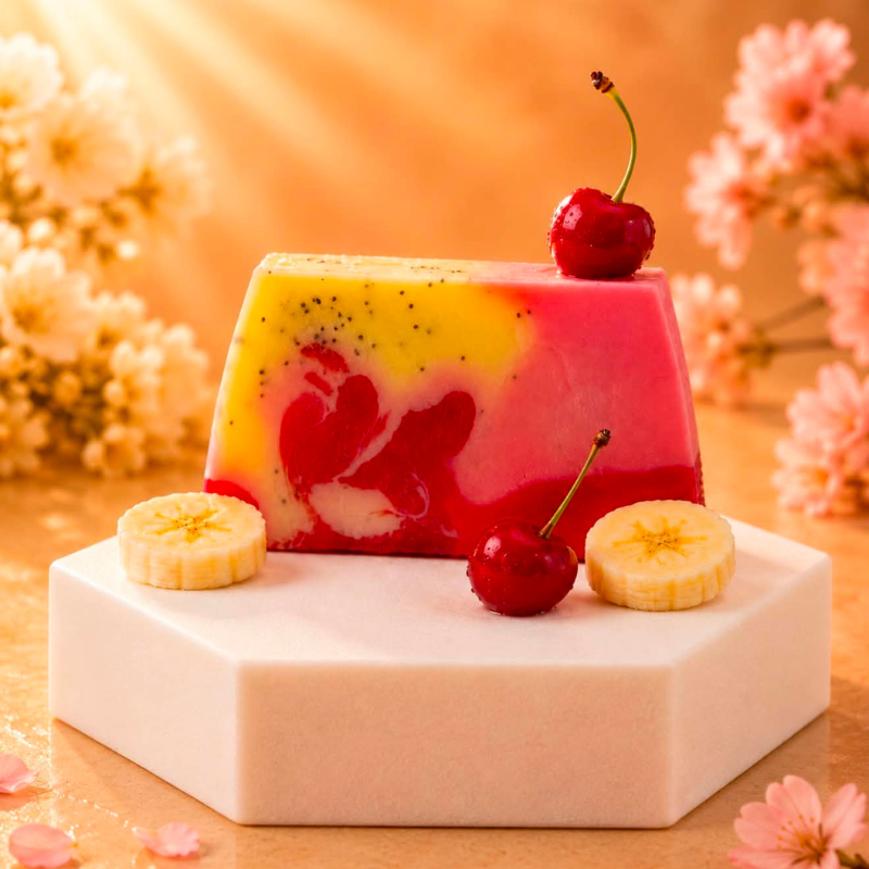 Savon artisanal Cerise Banane