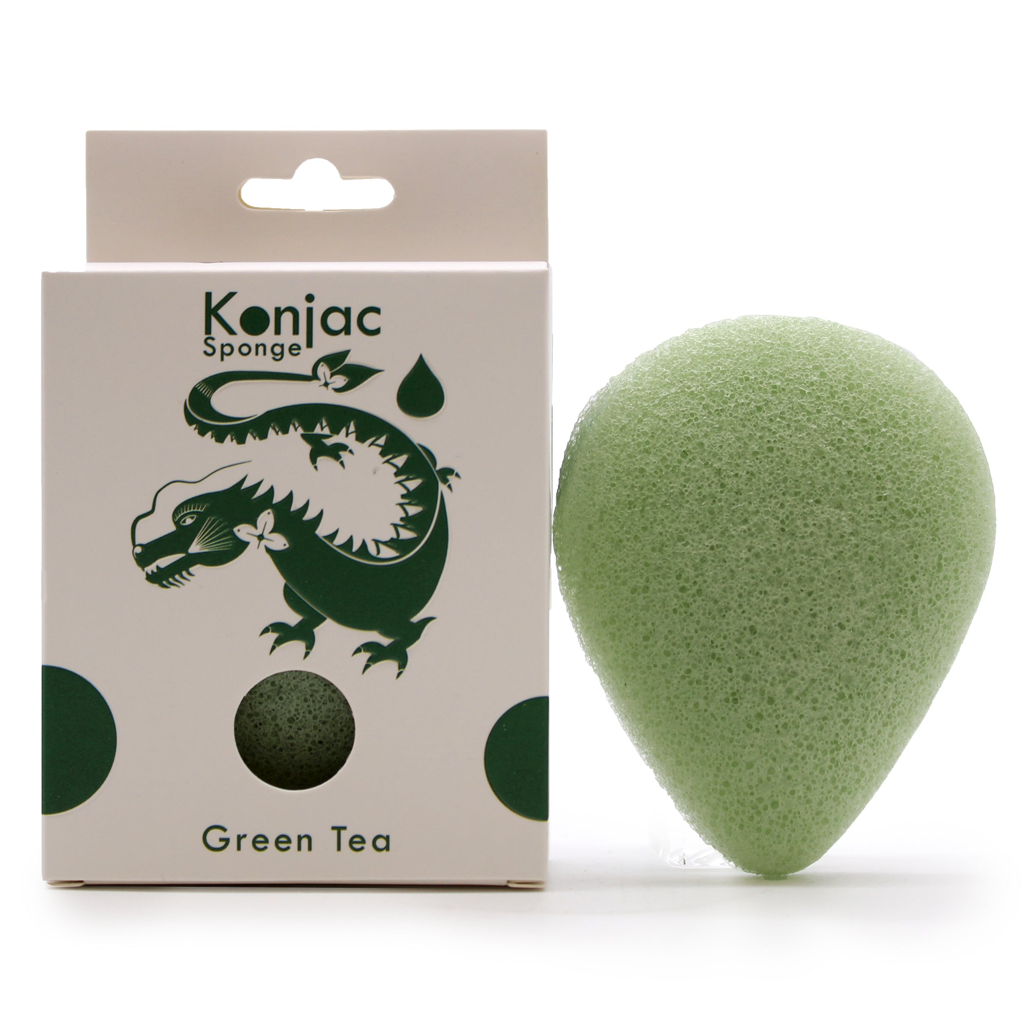 Eponge Konjac au Thé Vert