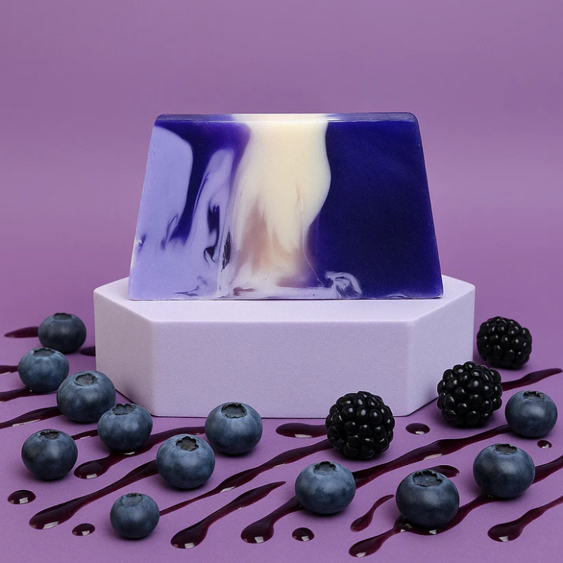 Savon artisanal Mures Myrtilles