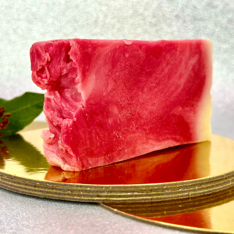 Savon artisanal Rose Musquée (à l'huile d'olive)