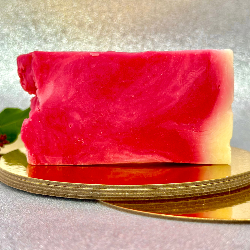 Savon artisanal Rose Musquée (à l'huile d'olive)