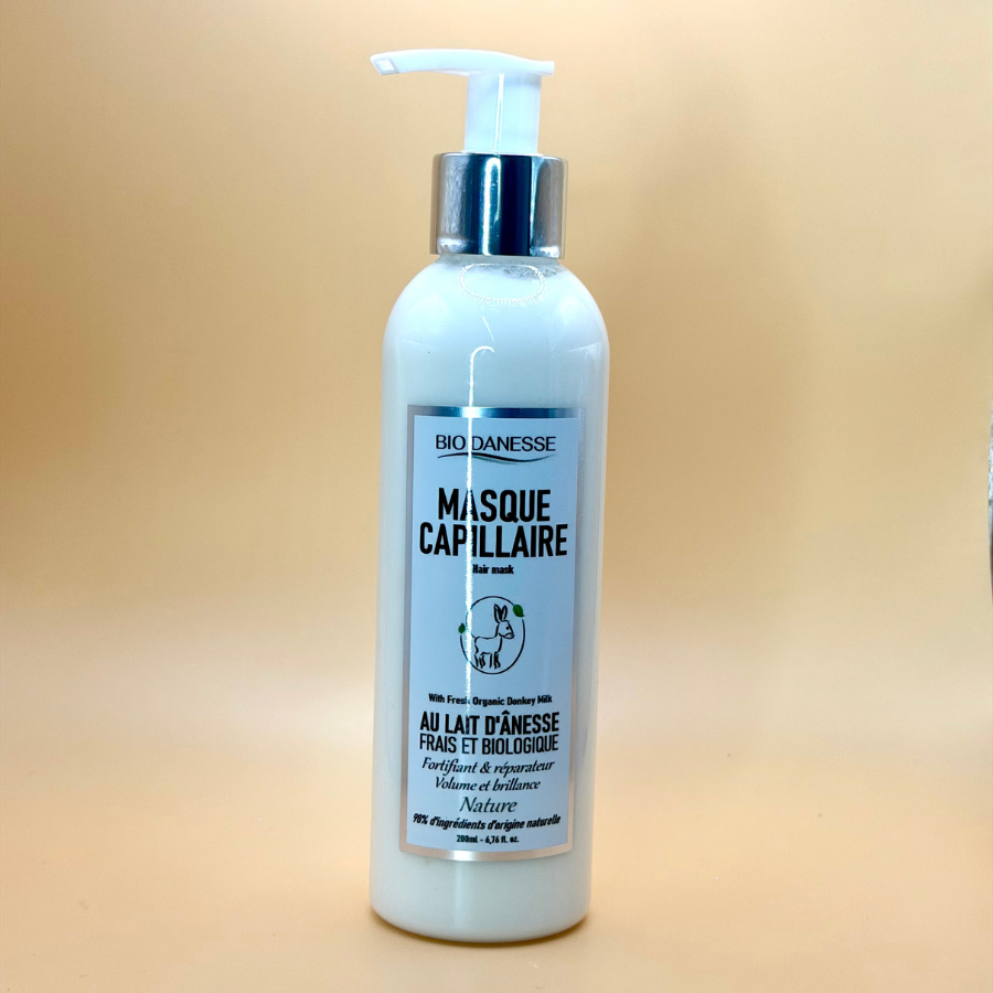 Masque Capillaire au lait d'Ânesse Certifié Bio