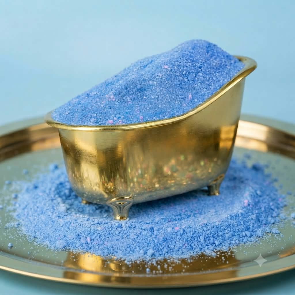 Potion de bain violette